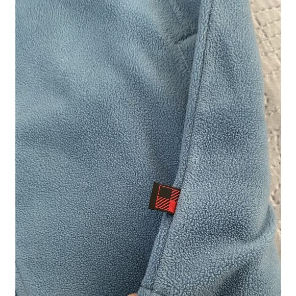 Wms Woolrich Sz L Horizon Blue Full Zip Sleeveless Pockets Golf Vest - Picture 4 of 9